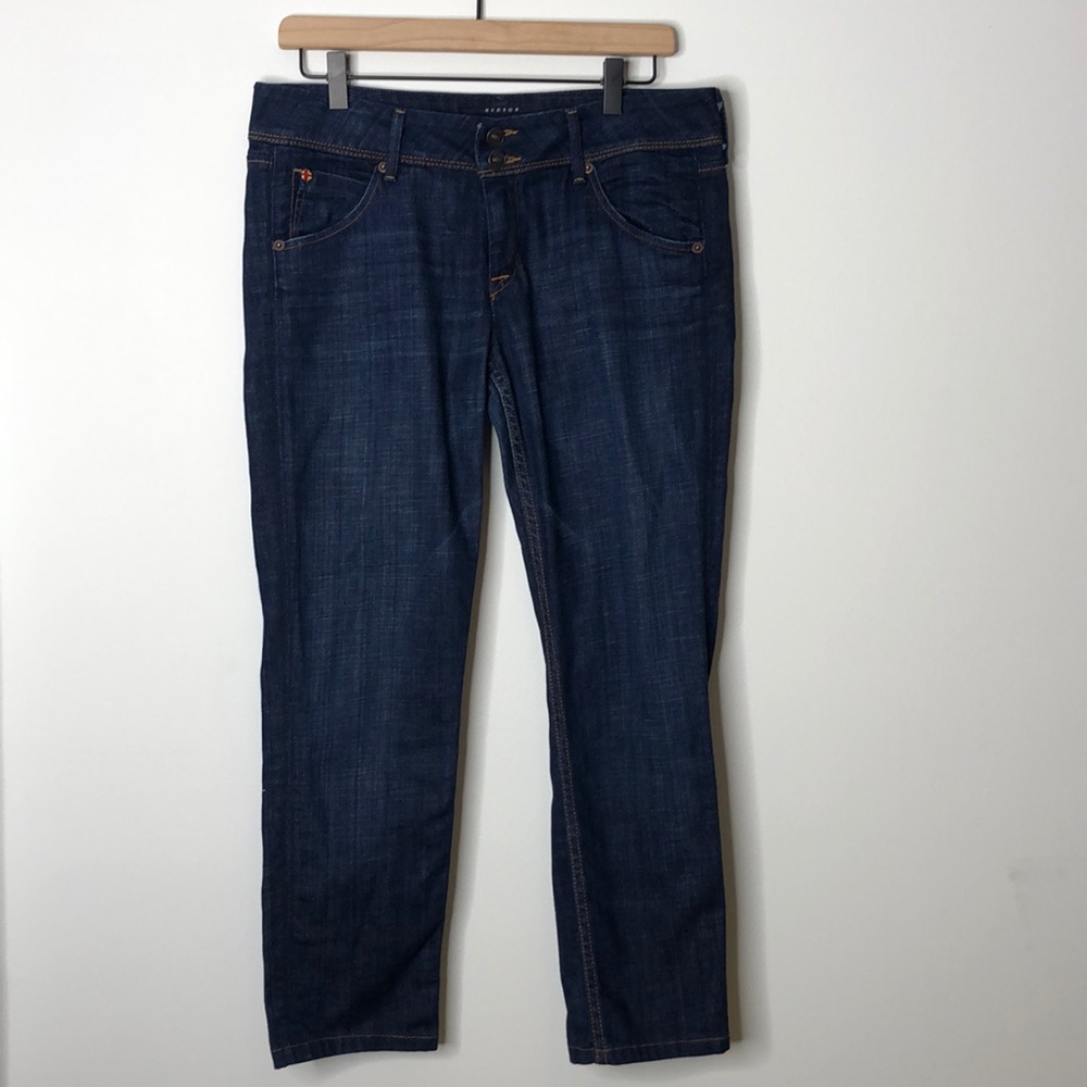 HUDSON | Straight Leg Flap Pocket Jeans Size 29